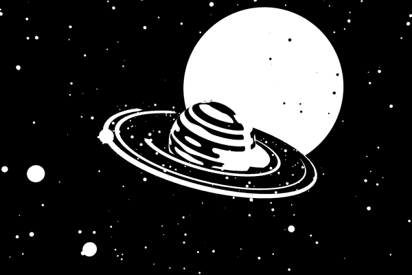 Гифка Сатурн