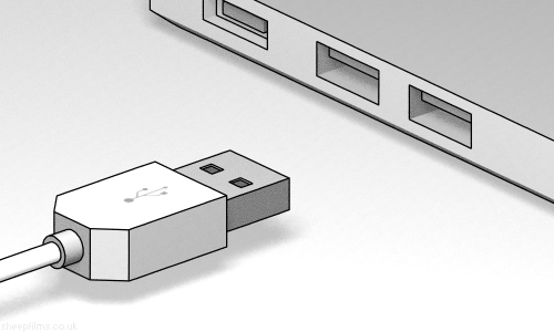 Гифка Как правильно вставить USB