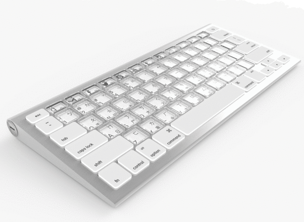Гифка Клавиатура с меняющимися клавишами