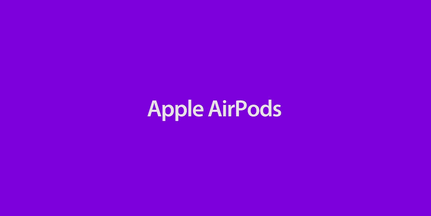 Гифка Новые беспроводные наушники Apple AirPods