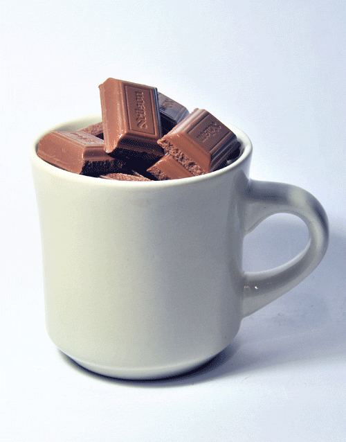 Гифка Топлёный шоколад