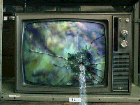 Гифка Вода из телевизора