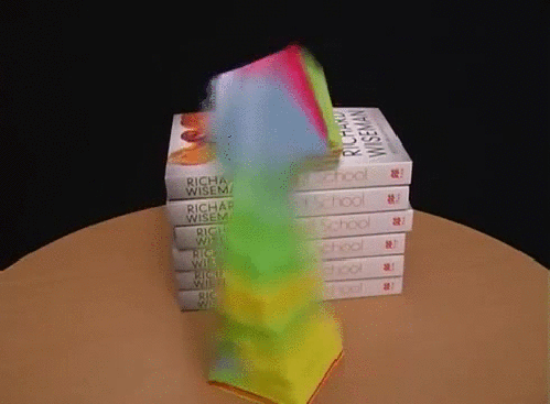Гифка Разноцветная бумага для заметок