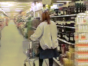 Гифка Пранк в супермаркете