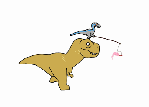 Гифка Динозавры