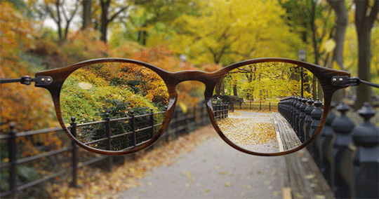 Гифка Осень в очках