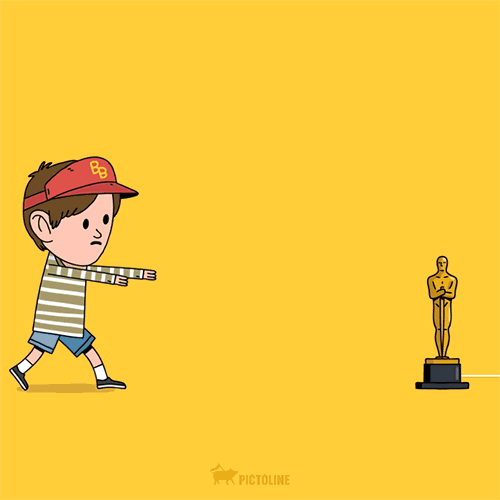 Гифка ДиКаприо наконец-то получил Оскар