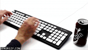 Гифка Моющаяся клавиатура