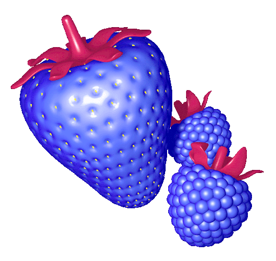 Гифка Сиреневые ягоды