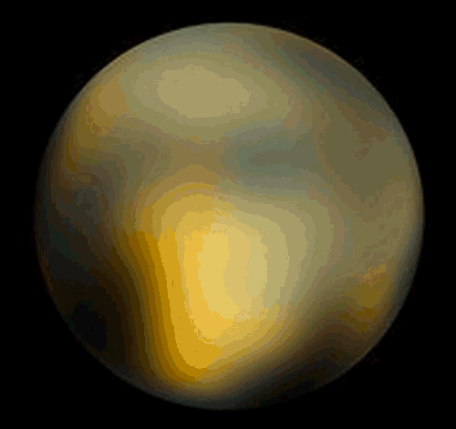 Гифка Свежие фотографии Плутона