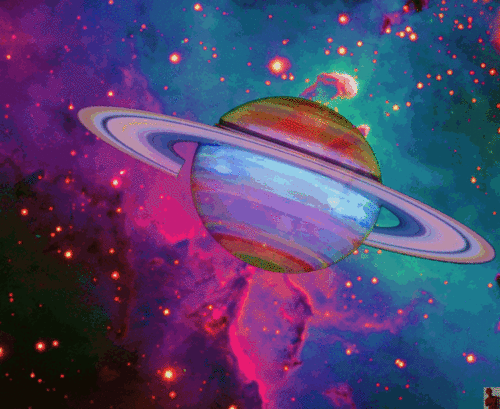 Гифка Сатурн
