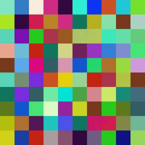 Гифка Разноцветные квадраты